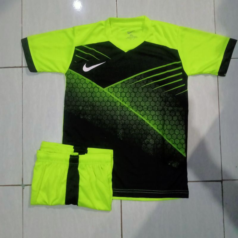 Jersey setelan anak usia 6 - 14 tahun baju jersey olahraga sepak bola futsal voly tenis badminton