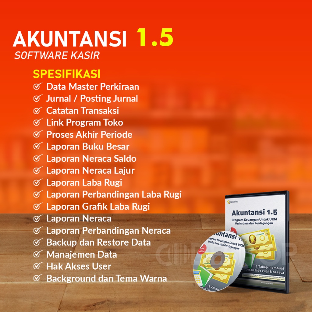 Akuntansi 1.5 Software Aplikasi Keuangan Perusahaan