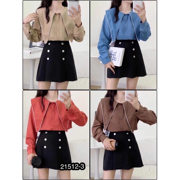 Korea Style Suede Shirt Premium ( Kemeja Polos Suede )