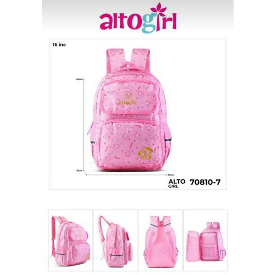 [COD] RANSEL ALTO / TAS SEKOLAH ALTO MODEL KOPER / ALTO ANAK PEREMPUAN