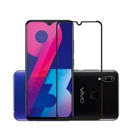 TemperGlass Full Glue Full Screen for Vivo + Packing Kardus dan Tisu