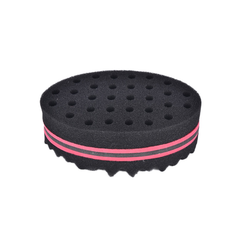 {LUCKID}Wave Barber Hair Brush Sponge For Dreads Afro Locs Twist Curl Coil Magic Tool