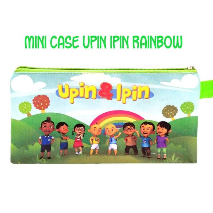 Jual Mini Case Upin Ipin Rainbow Tempat Pensil Stationary Pencil Case Kwalitas Terbaik