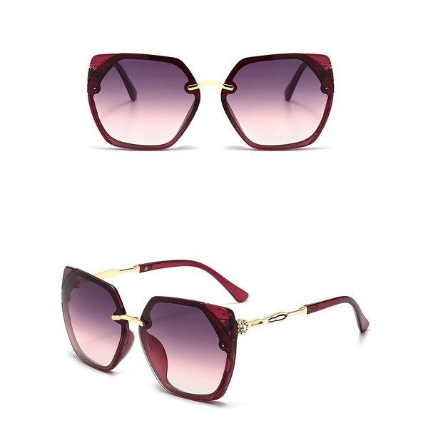 Kacamata Hitam Pelindung UV Bentuk Poligon Serbaguna