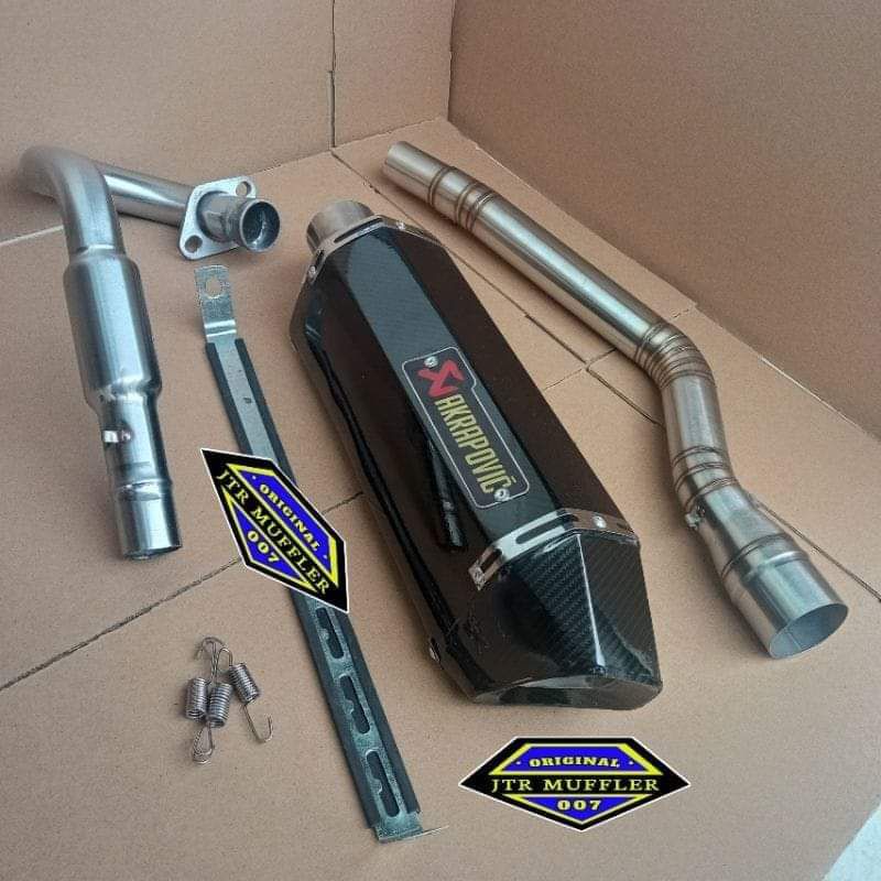 Akrapovic carbon untuk WR155