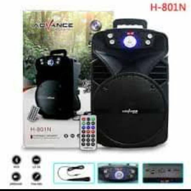 Speaker advance meeting portable multifungsi H 801 N suara mantap -new