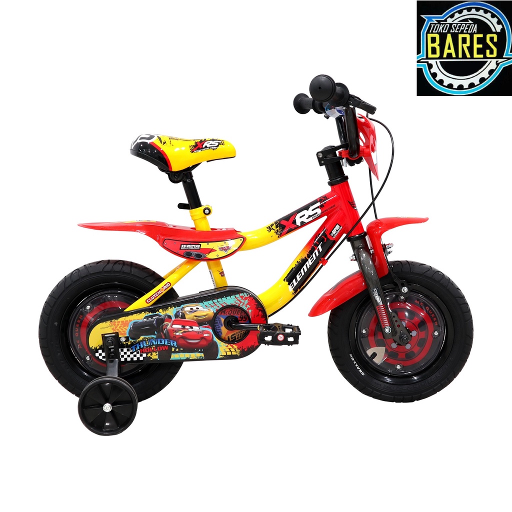 Sepeda BMX Anak 12 / 16 / 18 Element Disney Pixar Cars 1.0