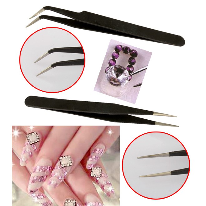 MOJITO Acrylic Gel Nail Art Rhinestones Paillette Nipper Picking Tool