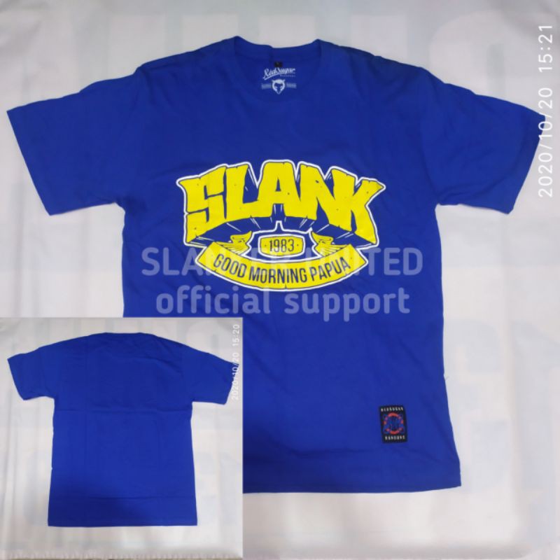 Kaos Musik Slank dan Slankers Original Potlot GOOD MORNING PAPUA, Slanker United Madein Potlot COD.