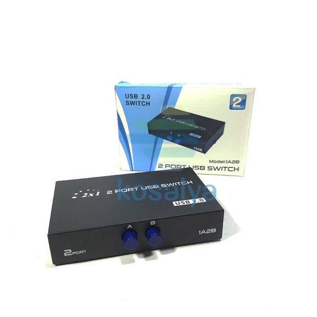 USB Switch Printer 2 Port Model 1A2B