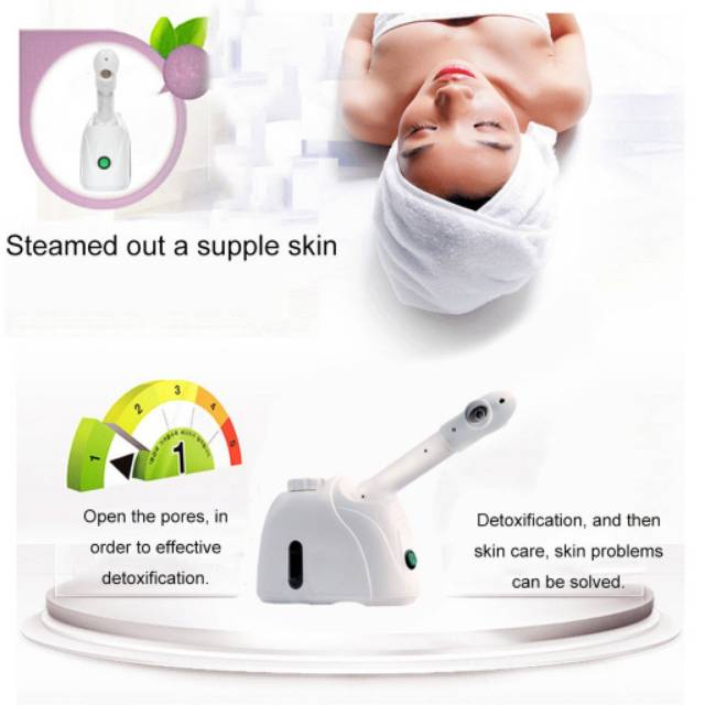 Steamer muka untuk melembabkan wajah / mesin uap facial