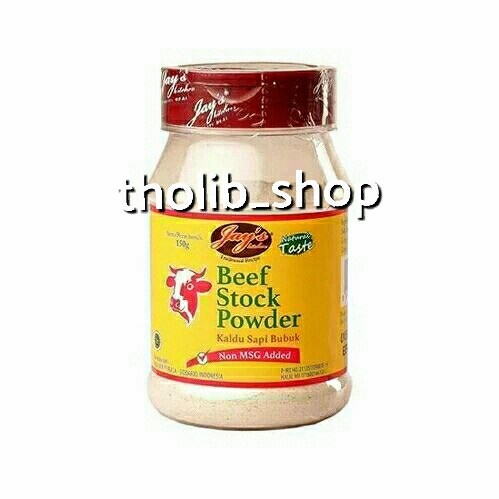 

Jay's beef stock powder - kaldu sapi bubuk non msg added 150gr