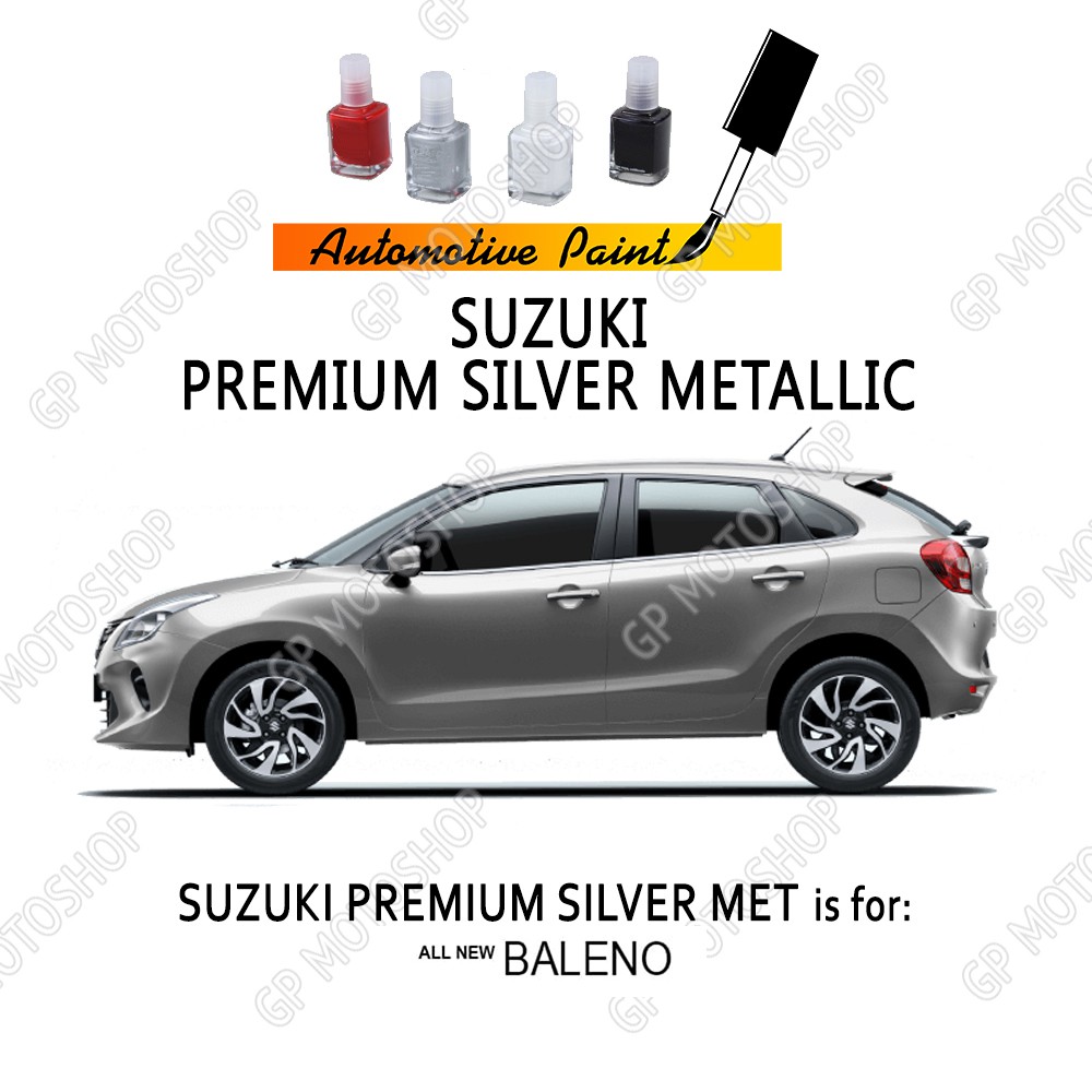 Cat Oles Suzuki Baleno Premium Silver Metallic Penghilang Baret Mobil Lecet Gores Silver Metalik