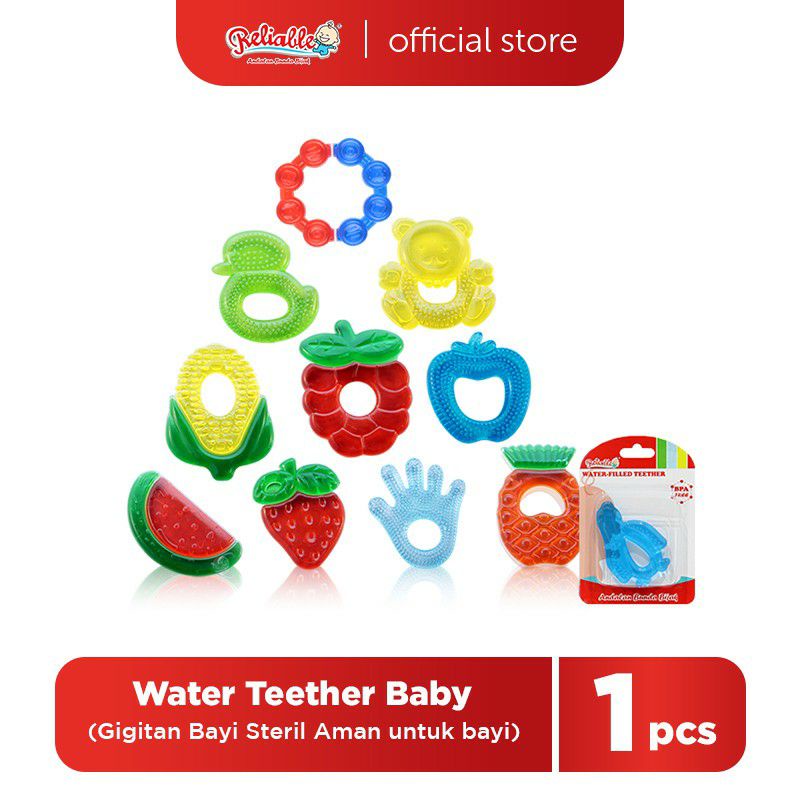 Reliable water filled teether. RAC8811 mainan gigit gigitan bayi baby anak murah