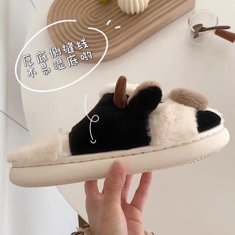 SANDAL RUMAH SAPI COW SEPATU KAMAR PIYAMA IMPOR LEMBUT