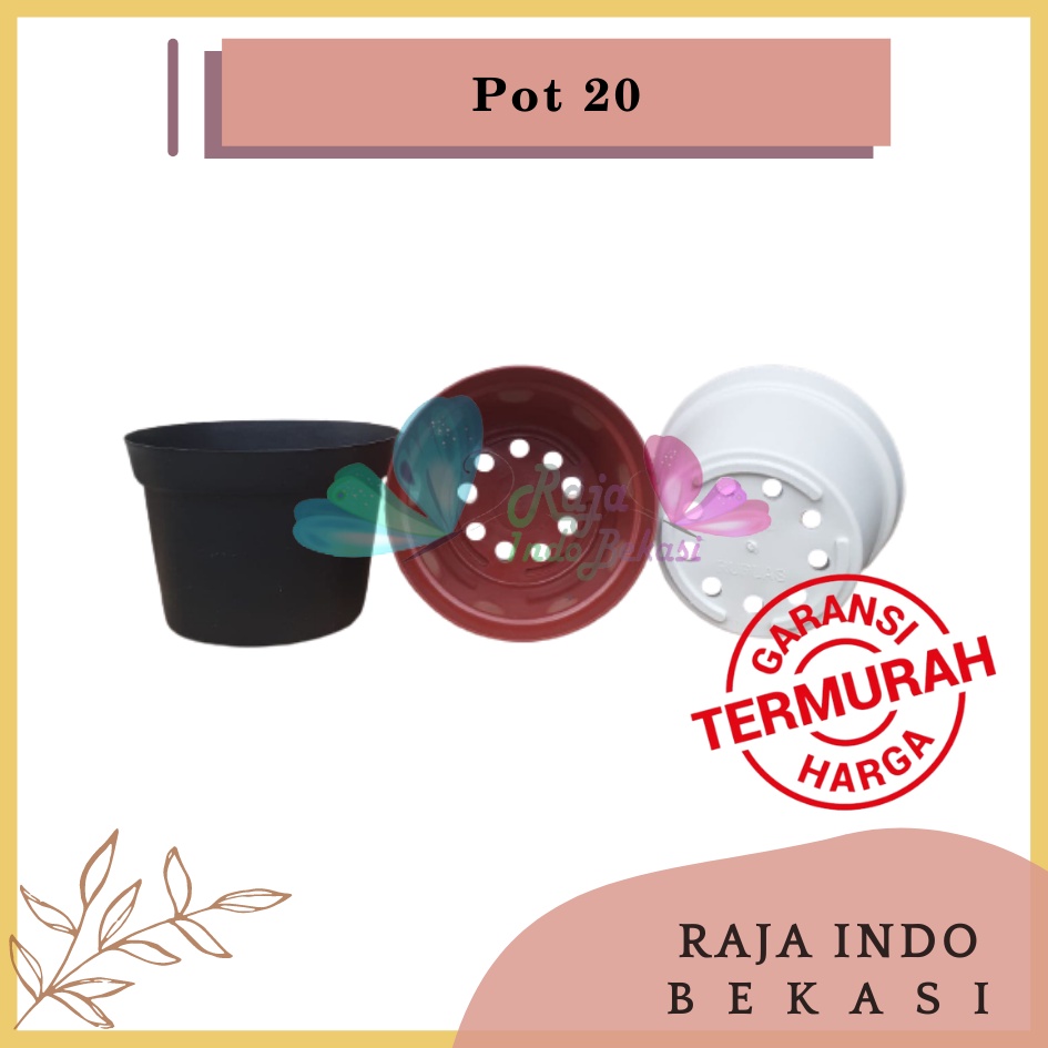 Pot Bunga 20 Putih Hitam Merah Bata Coklat Terraccota Terakota Polos Pot Bunga Hias Grosir Murah Plastik Lusinan Pot 20 Bibit Pot 25 Cm Hitam polos TERMURAH Pot Tanaman 20cm Hitam MURAH