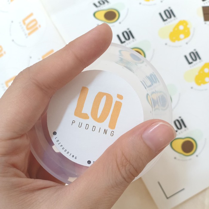 

MURAH Stiker Kemasan BAHAN Bontak (Bentuk Bulat atau persegi diameter 5 cm)
