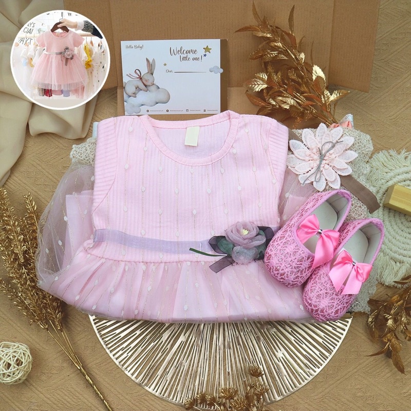 BARU! LIO046 Girls Baby Hampers 0-12 months/ Hampers bayi newborn/ Kado bayi/ baby girl gift set