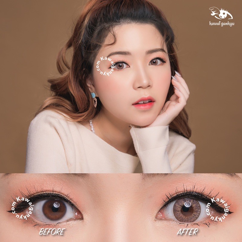 KawaiGankyu softlens - Princess ellena berry (1botol)