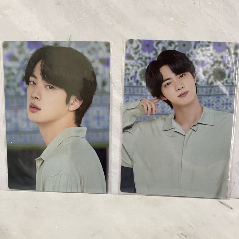 2PC BTS PTD permission to dance vol 2 mpc mini photocard pc official JIN Seokjin