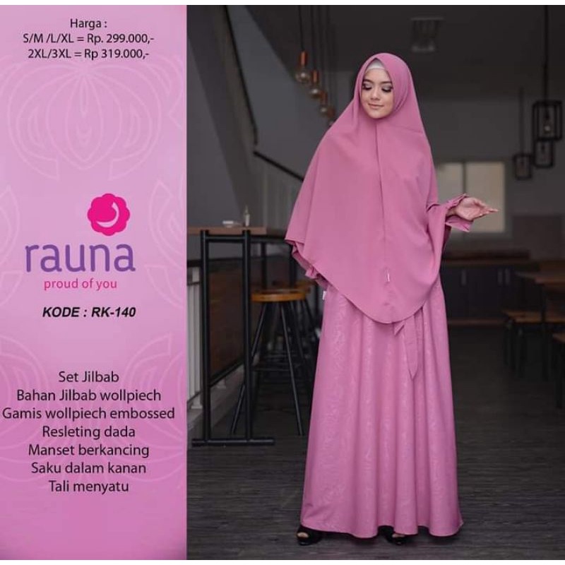 GAMIS SET HIJAB BY RAUNA