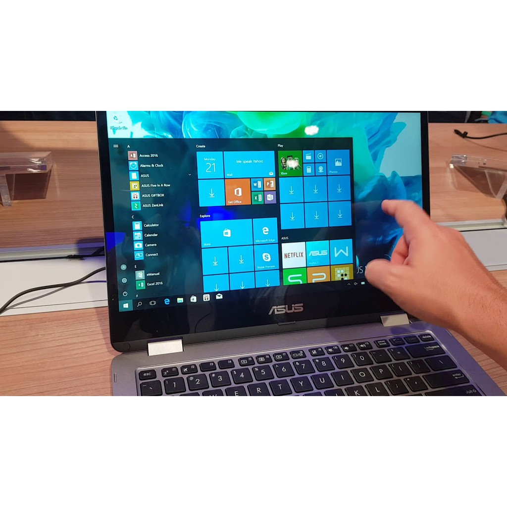 Laptop Asus VivoBook TP412FA 2in1 Touch i3 10110 8GB 512ssd W10 14.0