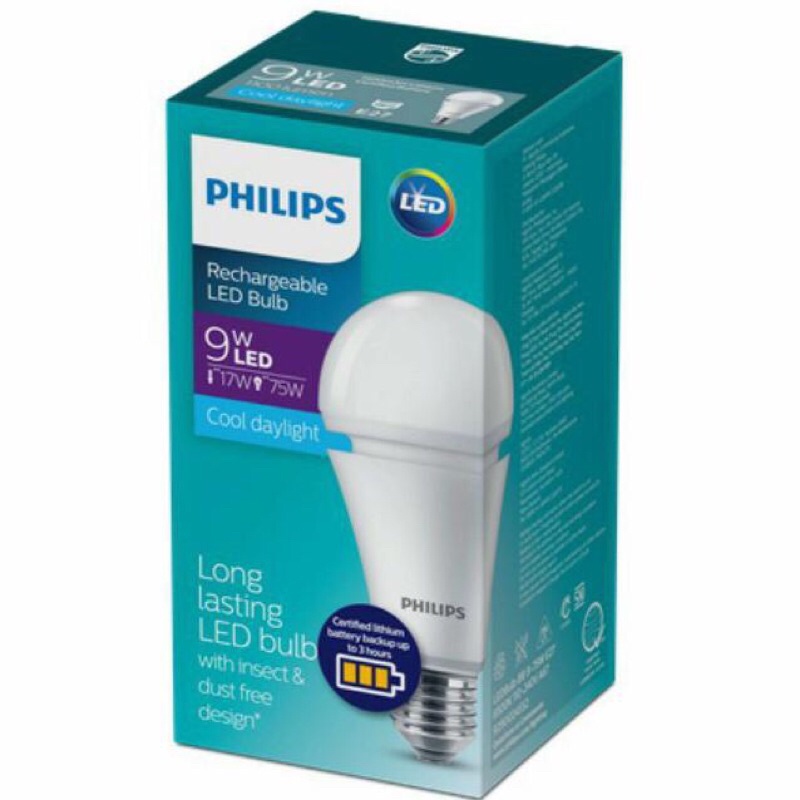 LAMPU PHILIPS EMERGENCY LED 9 WATT PUTIH/ LAMPU EMERGENCY