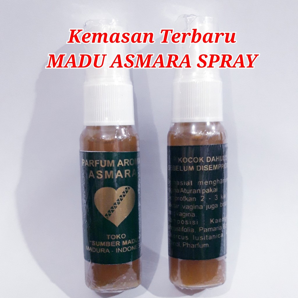 Madu Asmara Spray 25ml ORIGINAL Ramuan Tradisional Madura Miss.v Rapet dan Keset dalam Sekejap