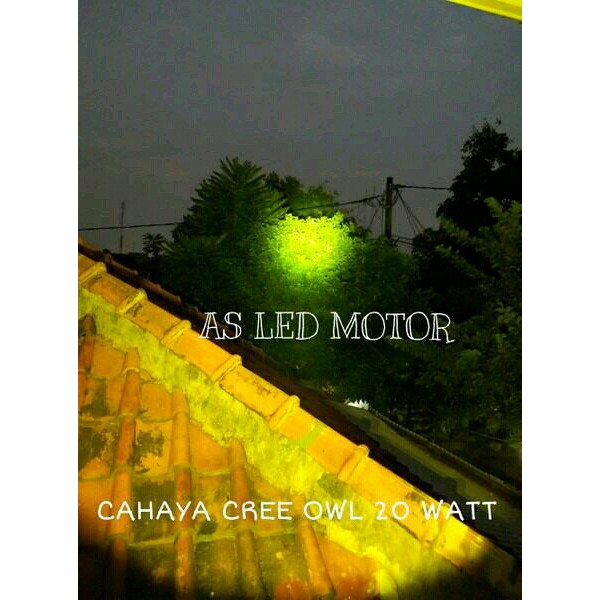 BARU LAMPU LED CREE OUTDOOR OWL 20 WATT