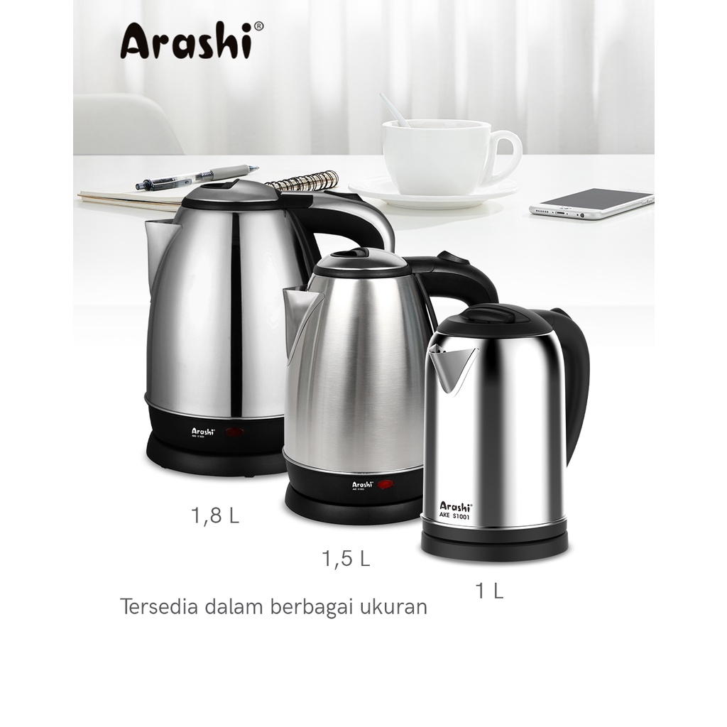 Ceret Teko listrik / electric kettle Arashi