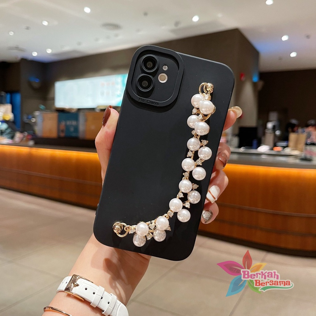 SOFTCASE SILIKON PROCAMERA RANTAI MUTIARA XIAOMI REDMI NOTE 10 11 PRO BB6860