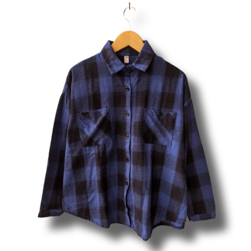 kemeja flanel veterano second