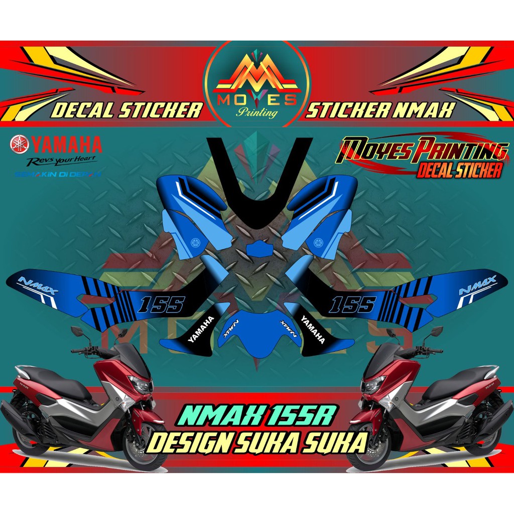 stiker motor nmax decal stiker motor nmax stiker nmax decal nmax stiker full body nmax