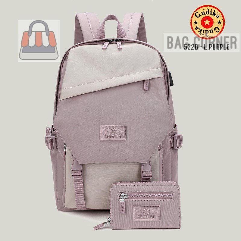 BagCorner - Tas Batam Tas Anti Hujan GUDIKA Original 5228 - tas wanita set dompet tas ransel backpac