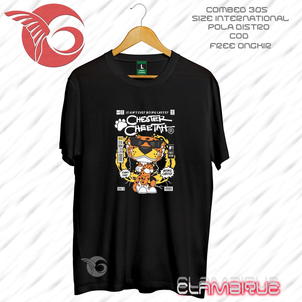 Clambique Kaos Distro Roblox Fan Art CHESTER CHITOSE Katun Combed 30s Distro Thematic Kaos Pria Dist