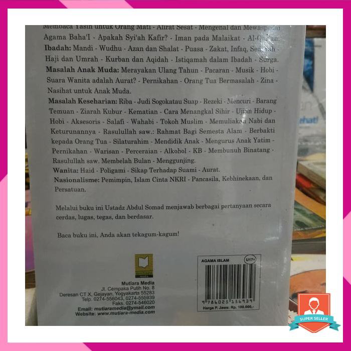 BUKU USTADZ ABDUL SOMAD MENJAWAB BY H ABDUL SOMAD LC MA
