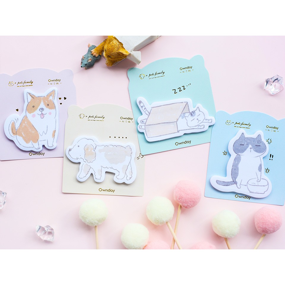 

PETS FAMILY STICKY NOTES