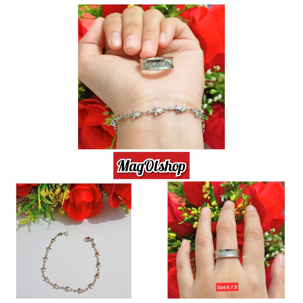 Gelang Dewasa Free Cincin Titanium