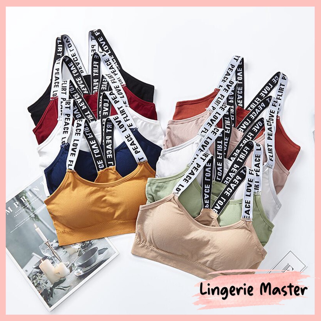 [ LINGERIE MASTER ] - (B-26) BH Sport Bra Push Up Gym Fitness Zumba Jogging BH