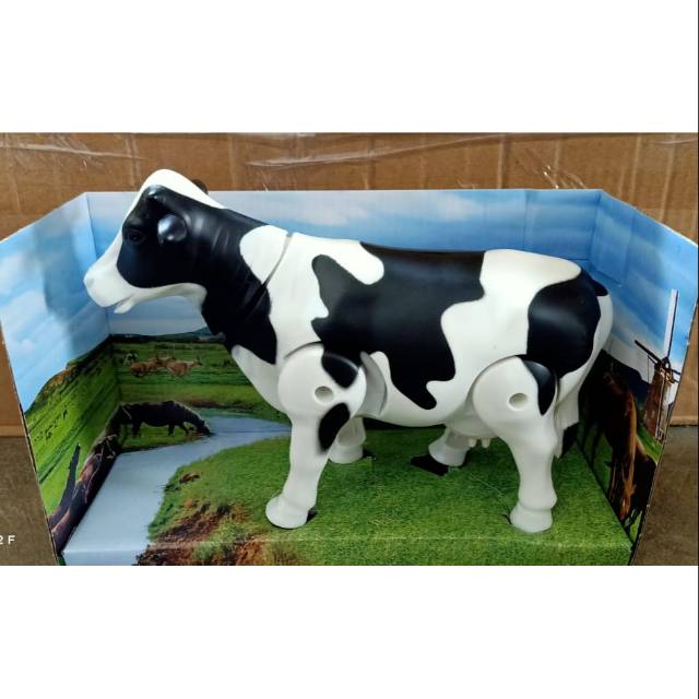 333-33 MILK COW / MAINAN SAPI PERAH BISA JALAN MENGGUNAKAN BATERAI ADA LED DAN SUARA NYA