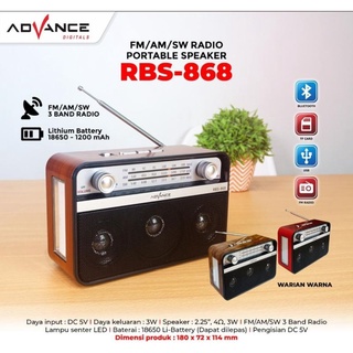 radio advance rbs 868 rbs868 radio jadul radio kuno