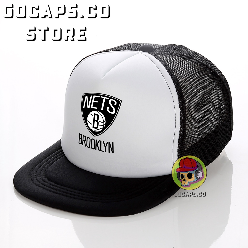 Brooklyn Nets / NBA / Topi Basket / Basketball / Topi Jaring / Topi Jaring Distro / Topi Jaring Premium / Topi Jaring Distro Premium / Topi Snapback / Topi Snapback Jaring / Snapback Basket / Gocaps
