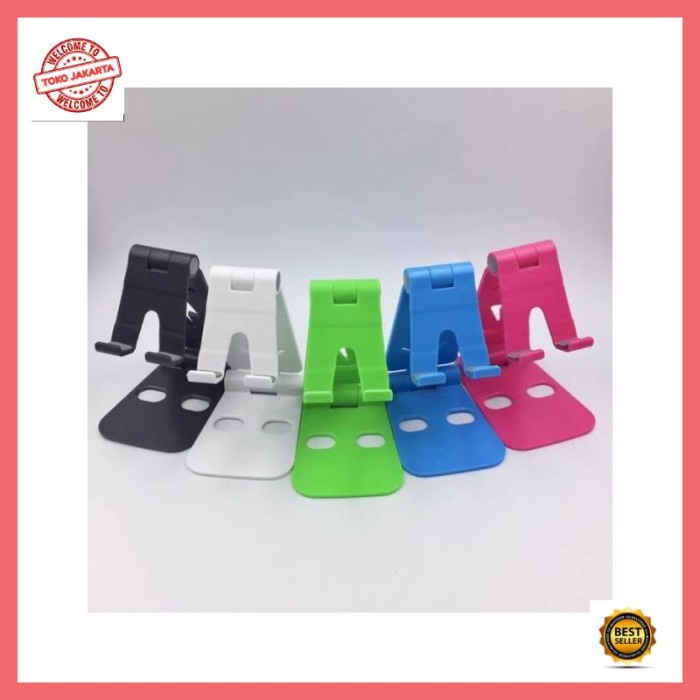 BAROKAH GAMIS Dudukan Handphone Portable smart phone Penyangga HP Yang Fleksible
