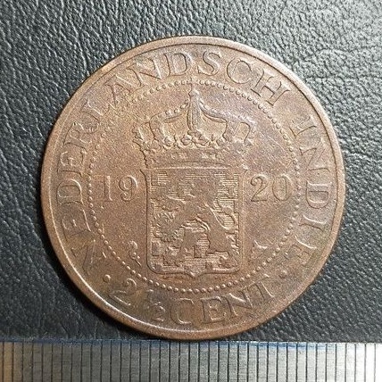 #54-BB. UANG KUNO / KOIN KUNO / BENGGOL 2.5 CENT TAHUN 1920