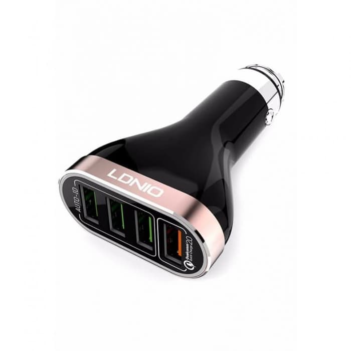 PROMO .. 2264 ORIGINAL LDNIO C701Q V8 QUICK CHARGE 2.0 4 USB PORT 7A CE ROHS FC