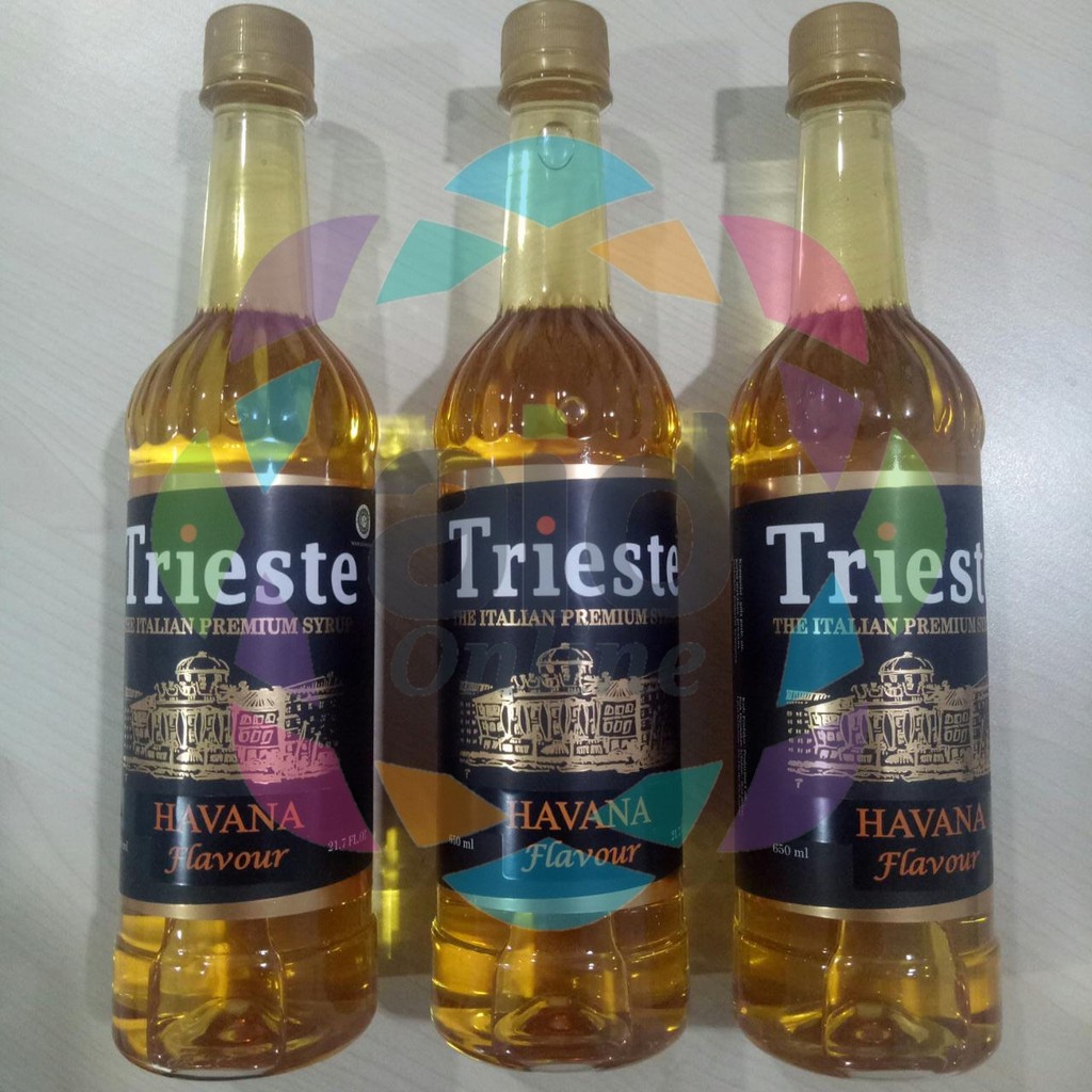 

Sirup Trieste Italian Premium Syrup Havana (Previously Jamaica Rum) - 650ml