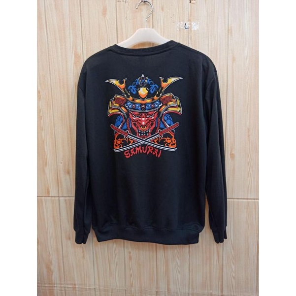 CREWNECK SWEATER SAMURAI MOTIF 1