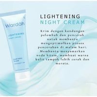 ★ BB ★ WARDAH Lightening Night Cream Jar &amp; Night Cream Tube