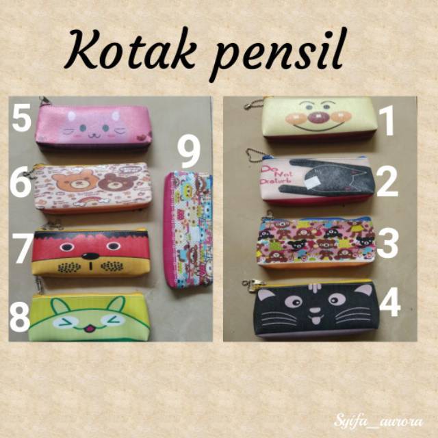 

Tepak / kotak pensil