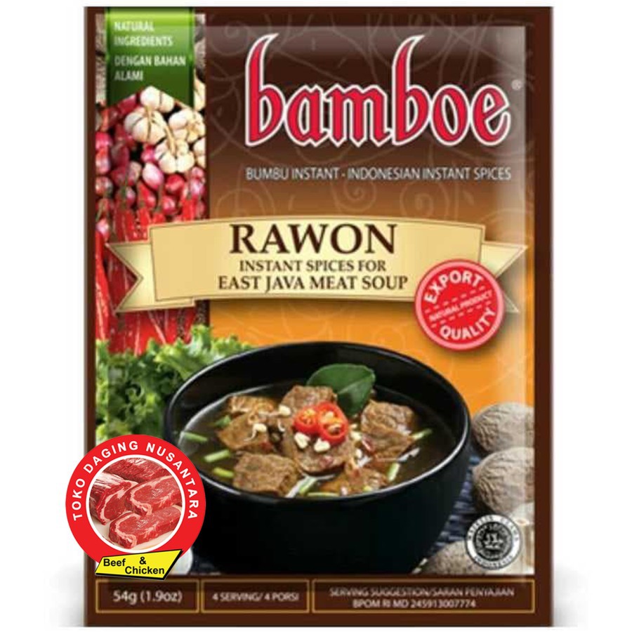 

Bamboe Bumbu Rawon 54gr